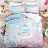 Cinnamoroll 20 Aniversario Juego De Ropa De Cama Doble