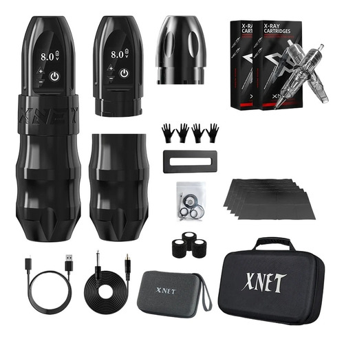 Kit Maquina Tatuaje Xnet Titan  Dos Baterias Y Rca