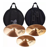 Set Pratos Bateria Orion Solo Pro 10 Power Set + Bag Sp90