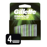 Repuestos Para Afeitar Gillette Mach3 Sensitive 4 Und