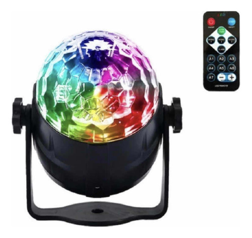 Bola De Luces Led Multicolor Fiestas Y Eventos Control G1