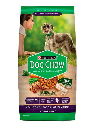 Purina Dog Chow Senior, Longevidad +7 De 18kg