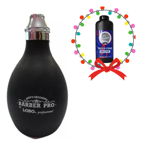 Difusor De Talco Barber Pro + Talco De Regalo Navideño 