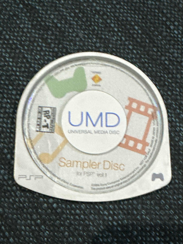 Sampler Disc For Psp Vol 1 Playstation Portable Psp