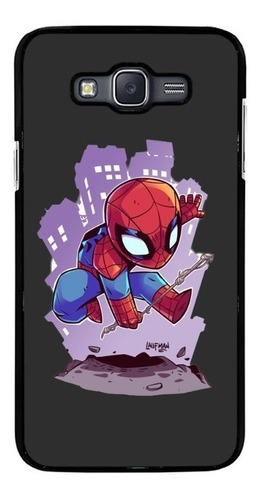 Funda Protector Rudo Para Samsung Galaxy Spiderman Marvel 02