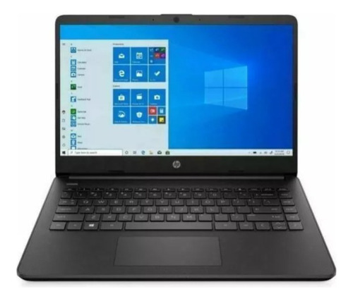 Notebook Hp 14 I3-10ma Gen 4gb 128gb Ssd Negro Refabricado