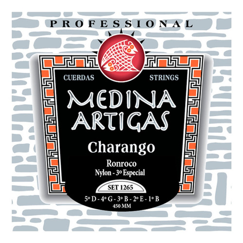 Encordado Medina Artigas Set 1265 Para Charango Ronroco