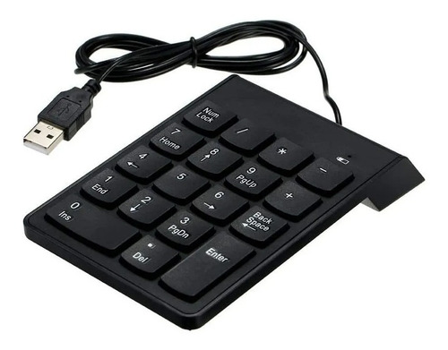 Teclado Numérico Usb Notebook ,  Pc, 19 Teclas