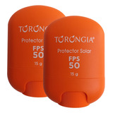 2 Protector Solar En Barra Torongia Bloqueador Fps50 Uvb/uva