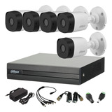 Kit Seguridad Dvr 8 Canales + 5 Cámaras Full Hd Exterior 