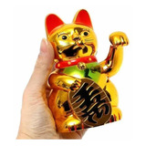 Gato De La Suerte Figura Decorativa Móvil Maneki Neko