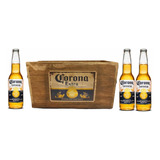 Cajón Vintage Corona + 3 Porrones - Perez Tienda -