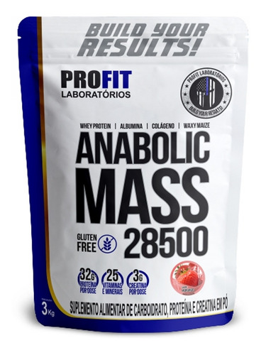 Anabolic Mass Hiper Hipercalórico 28500 3kg Profit