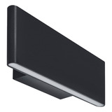 Lámpara De Pared Moderna Arbotante Led 9w 120v Dekor Dl-2409 Color Negro