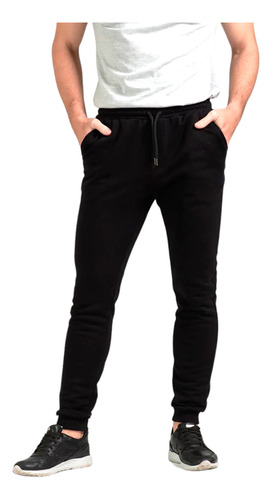 Pantalones Hombre Jogging Friza Puño Babucha