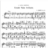 Libro Partituras Chopin Grand Valse Brillante * Para Piano 