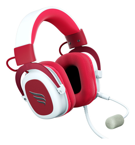 Headset Gamer Fallen Morcego Vermelho Usb / P3 / P2 Surround Virtual 7.1 53mm