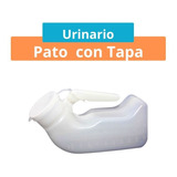 Pato Urinario Masculino Con Tapa Cranberry