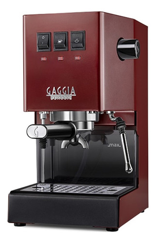 Cafeteira Maquina Espresso Manual Classic Vermelha Gaggia Evo Pro 127v