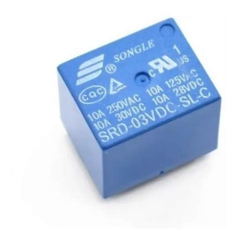 Rele, Relay O Relevo Srd-03vdc-sl-c 3.3v 10a 5pines