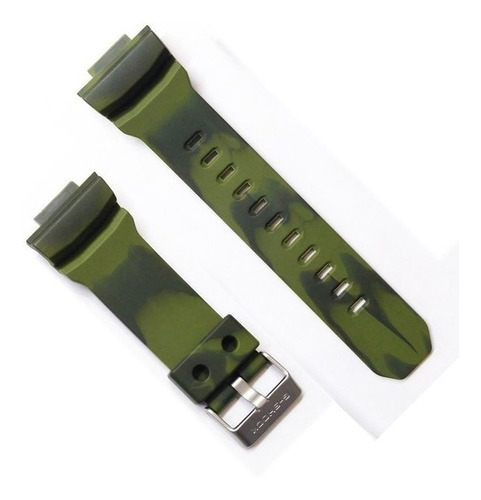 Correa Casio G-shock Camuflada Ga-100mm-3a 100% Original