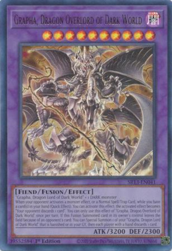 Grapha, Dragon Overlord Of Dark World - Sr13 - Ultra Rare