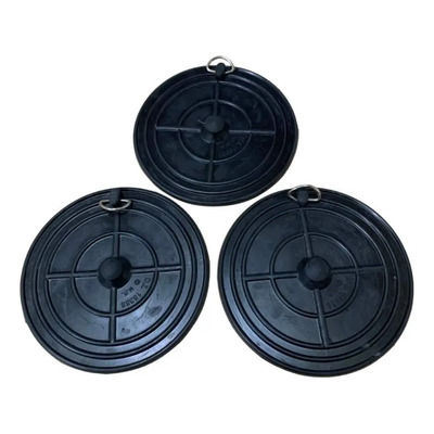 Paq. 5 Pzas. Tapa Olores Rejilla Baño Hule Color Negro 13cms | Meses sin interés