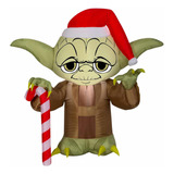 Inflable Navidad Decoración Hogar Yoda Star Wars 90cm
