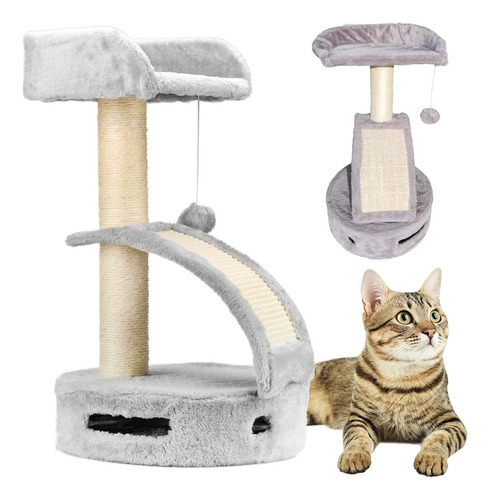 Rascador Para Gatos Gatitos Arbol Torre Juego Raton Emilia 