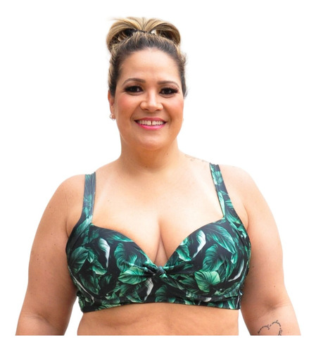 Sutiã De Biquini Plus Size Sustentação-avulso