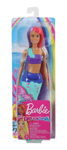 Muñeca Barbie Sirena Dreamtopia Gjk07 Original Mattel