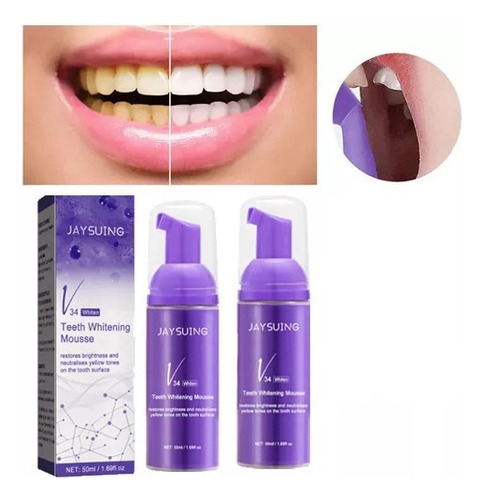 Producto Dental Para Limpiar Y Blanquear Los Dientes, 2 Piez