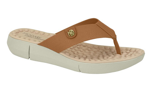 Chinelo Tamanco Feminino Modare Ultraconfoto Camel 7142.106