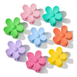 Pinzas Para El Cabello, 8 Pinzas Para El Cabello De Flores,