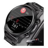 Smartwatch Glucosa Masculino Ecg+hrv Reloj Monitoreo Salud
