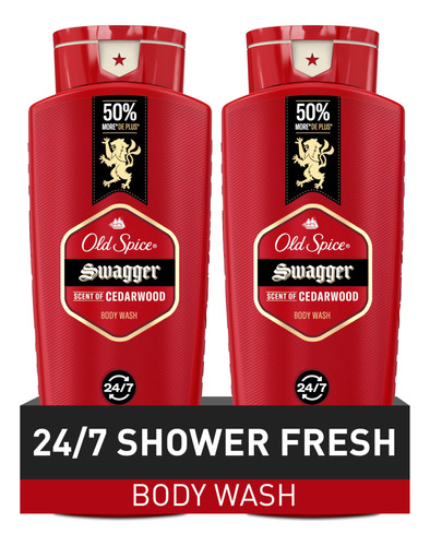 Old Spice Red Collection Swagger Scent With Cedarwood - Gel