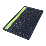 Teclado Bluetooth Recargable Con Soporte Para Tablet Celular