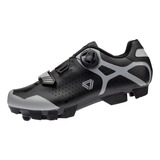 Zapatilla Ciclismo Mtb Gw Target Negro/gris