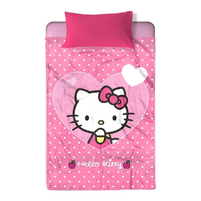 Cobertor Providencia Hello Kitty Individual color Rosa | MercadoLibre