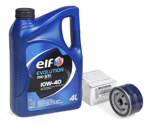 Aceite Elf 10w40 + Filtro Original Renault Sandero 1.6 16v