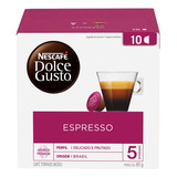 Café Cápsula Espresso Nescafé Dolce Gusto Cx 60g 10 Unidades