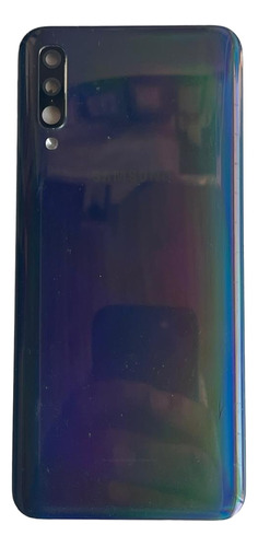 Tapa Trasera Samsung A50 Con Cubrelente Original Azul