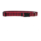 Amarillo Diseño De Perro Buffalo Plaid Azul Perro Cuello 3/8