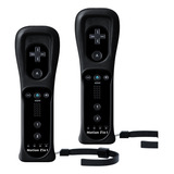 Control Joystick  Inalámbrico For Wii Remote Nunchuk Negro