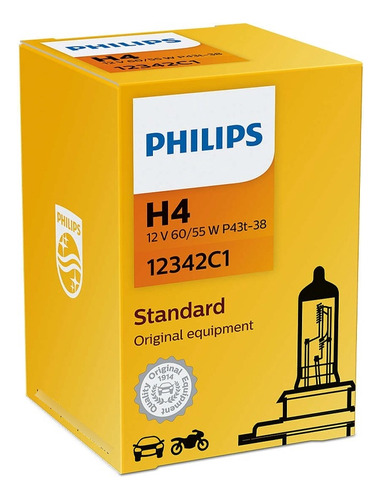 Lampara Philips H4 Standard Honda Cb 300 R