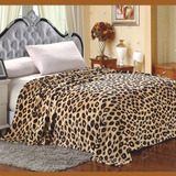 Manta Frazada Plush 2 Plazas Y Media Estampada Animal Print