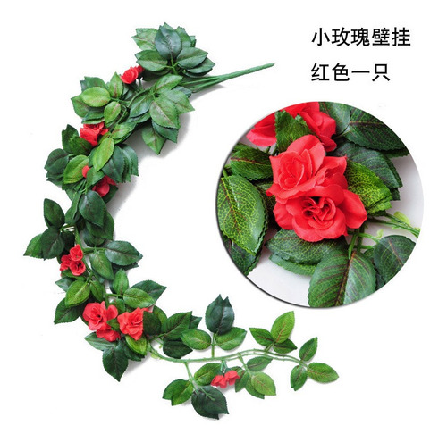 Ramas Rosas Artificiales Colgante 90 Cm Boda Flores Romantic