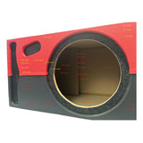 Cajón Doble Scorpion Con Salida Aire Para Woofer Subwoofer