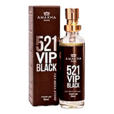 Perfume 521 Vip Black Masculino Amakha Paris 15ml Bolso