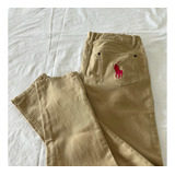 Pantalon Dama Polo Ralph Lauren Original Importado Beige T16